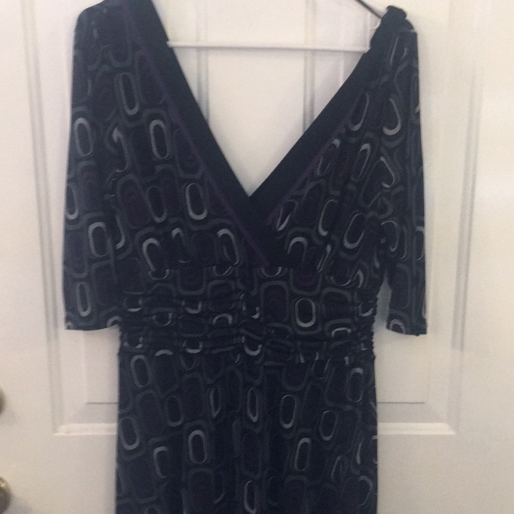 Nwot black and purple dress
